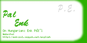 pal enk business card